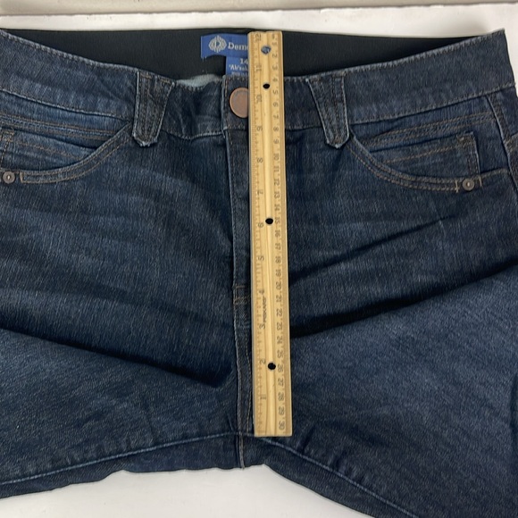 Democracy Ab Solution Dark Wash Stretch Skinny Jeans 34x29 Women's 14 comfort - Picture 7 of 11